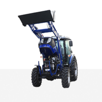 China Agricultural Machinery Manufacturer 4WD Small Compact Garden Cheap Wheel Mini Farm Tractor with Front End Loader And Backhoe